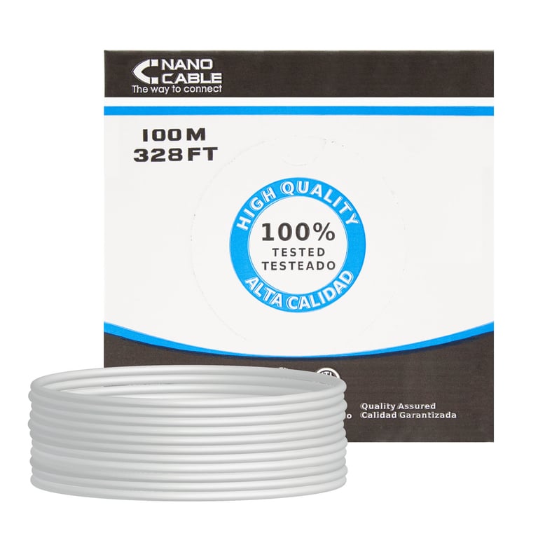 Nanocable 10.20.0302-FLEX câble de réseau Gris 100 m Cat5e U/UTP (UTP) - Neuf