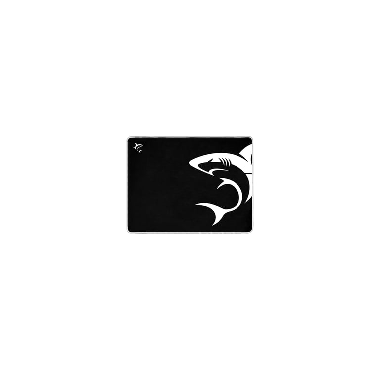 White Shark MP-1965 SHARK M Tapis de souris de jeu Noir, Blanc - Neuf