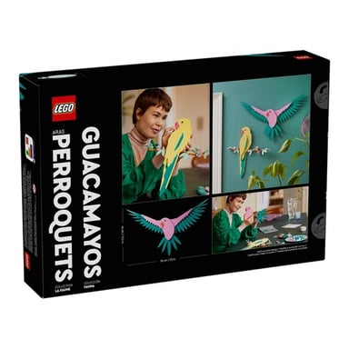 Crea pájaros de colores con el set LEGO® ART 31211