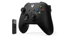Microsoft Xbox Wireless Controller + Wireless Adapter for Windows 10 Noir Manette de jeu PC, Xbox One, Xbox One S, Xbox One X, Xbox Series S, Xbox Series X