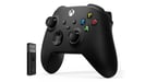 Mando inalámbrico Microsoft Xbox + adaptador inalámbrico para Windows 10 Gamepad negro PC, Xbox One, Xbox One S, Xbox One X, Xbox Series S, Xbox Series X