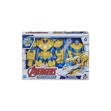 Figurine Avengers Thanos avec armure amovible de 23 cm et un accessoire de combat