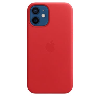 APPLE iPhone 12 mini Coque en cuir avec MagSafe - (PRODUCT)RED