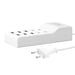 Station de Charge Multiport 4 USB-C + 6 USB 50W Câble 1m Compact Blanc