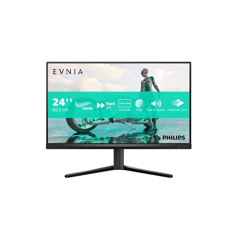 Écran PC PHILIPS Evnia 24M2N3200S 23 8 FHD Dalle Fast IPS 180Hz 0 5ms Smart Crosshair HDMIDP - vue 2