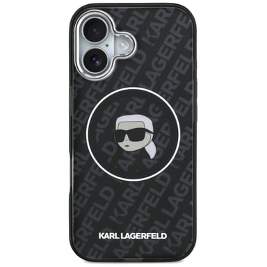 Karl Lagerfeld IML Karl Head Logo Custodia MagSafe per iPhone 17 nera