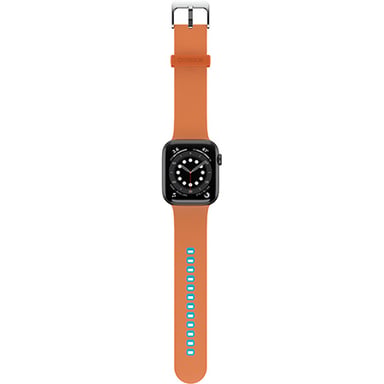 OtterBox Band Grupo de rock Azul, Naranja Silicona
