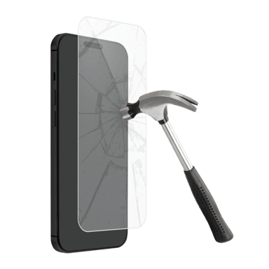 Protezione dello schermo in vetro temperato di alta qualità (60% di vetro temperato riciclato) per Apple iPhone 16 Plus, trasparente