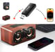 Adaptateur audio Bluetooth USB / Jack 3.5mm Fonction kit mains libres Noir