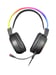 Mars Gaming MHRGB, Auriculares Chroma RGB Flow, Micrófono Profesional, Sonido Espacial, Negro