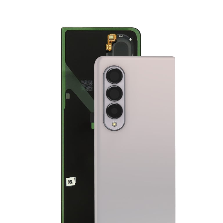 Cache Batterie pour Samsung Galaxy Z Fold 3 Façade Arrière Argent - Neuf