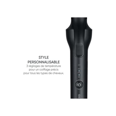 Fer à boucler Severin LG 0822 25 mm ionique revêtement céramique noir