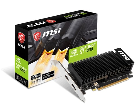 MSI GeForce GT 1030 2GHD4 LP OC - Neuf
