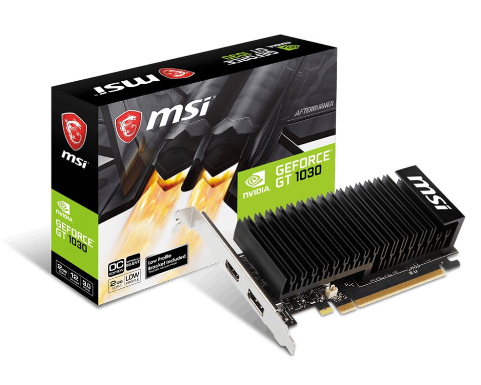 MSI GeForce GT 1030 2GHD4 LP OC Neuf