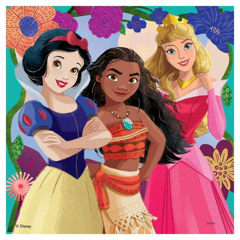 Puzzles 3 x 49 pièces : Princesses Disney : Girl Power ! Ravensburger France - vue 9