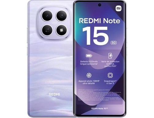Xiaomi Redmi Note 15 5G 8GB-256GB Violeta (Purple) Dual SIM
