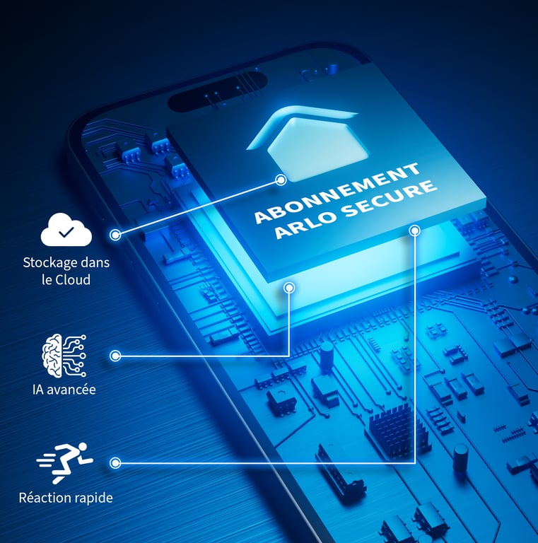 Caméra de surveillance 2 caméras intérieures Essential 2K - vue 4