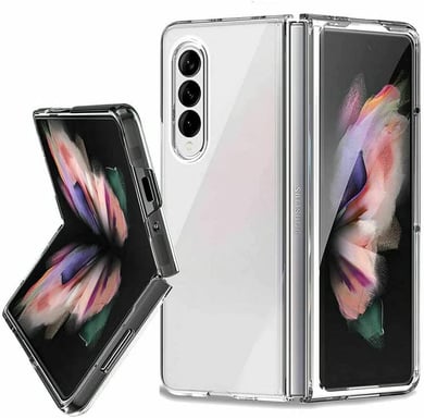 Coque protection pour Samsung Galaxy Z Fold4 5G Souple Transparente Bumper en Gel TPU avec bords renforcés XEPTIO for Galaxy Z Fold 4