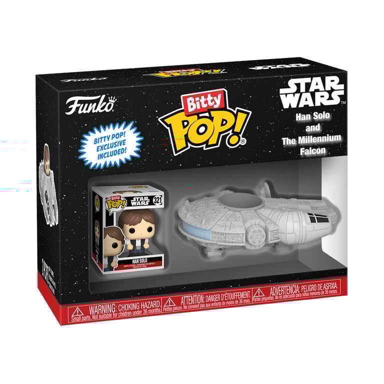 Funko Bitty POP Han Solo Millenium Falcon - vue 2