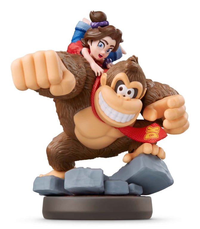 Figurine Amiibo Donkey Kong & Pauline • Collection Donkey Kong - vue 4