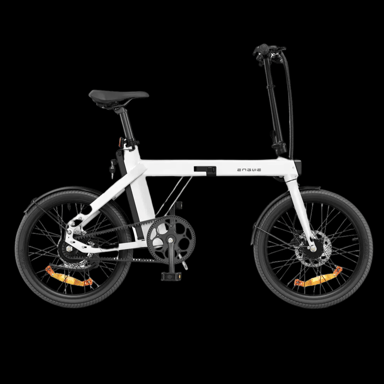 Bicicleta eléctrica urbana plegable ENGWE P20 de 250 W para desplazamientos diarios con sensor de par 36 V 9,6 Ah-Negro