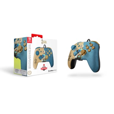 PDP Zelda REMATCH Multicolor USB Gamepad Nintendo Switch, Nintendo Switch OLED