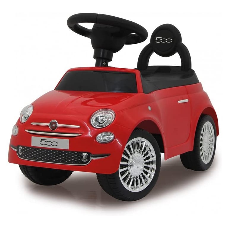 Jamara 460326 – Push Car Fiat 500 – sous Licence Officielle Coffre sous Le Siège Poignée De Poussée Et De Maintien Divers Sons Klaxon Design Fidèle À 'original Finition de qualité - vue 2