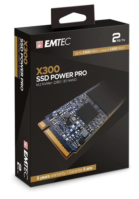 Emtec X300 2 To M.2 PCI Express 3.0 NVMe 3D NAND