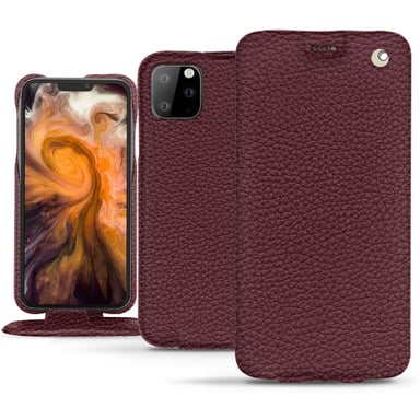 Housse cuir Apple iPhone 11 Pro Max -  - Violet - Cuir grainé