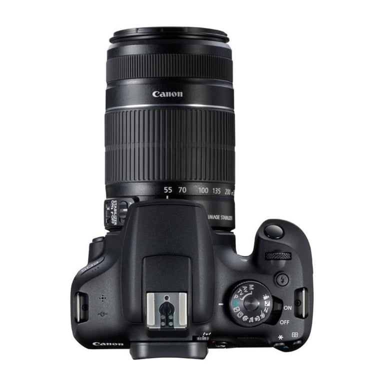 Canon EOS 2000D BK 18-55 IS II EU26 Kit d'appareil-photo SLR 24,1 MP CMOS 6000 x 4000 pixels Noir - Neuf