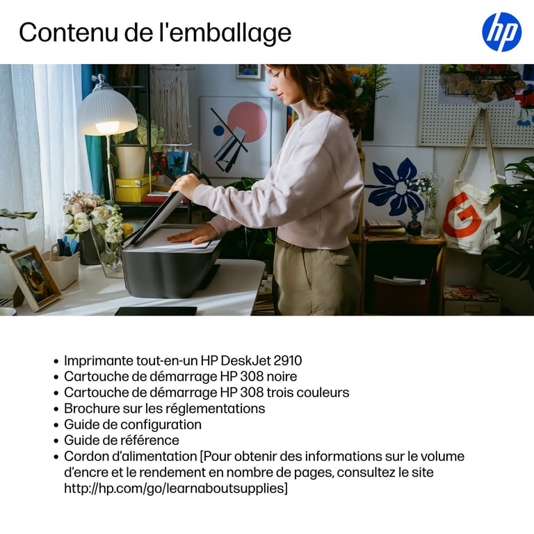 HP DeskJet 2910 Sans fil All-in-One Couleur Imprimante - Neuf