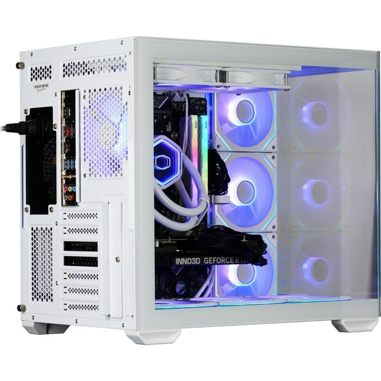 PC de bureau gamer COOLER MASTER Ryzen 8700F RTX 5060 Ti 32Go DDR5 1To SSD PCIe Gen 4 Blanc sans Windows - Neuf