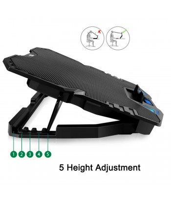 Ewent EW1259 système de refroidissement pour ordinateurs portables 43 2 cm 17 2500 trmin Neuf - vue 3