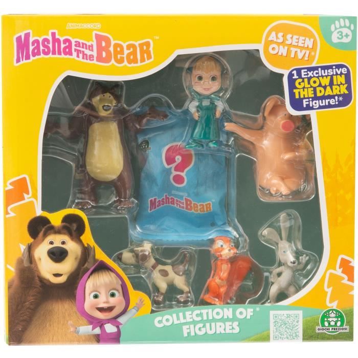 Masha & Michka Coffret Figurines Multipack 6 figurines + 1 figurine - vue 2