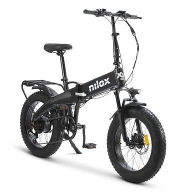 Nilox NXEBX10ULTRA bicicleta eléctrica Negro Aluminio 50,8 cm (20'') 28,5 kg Litio