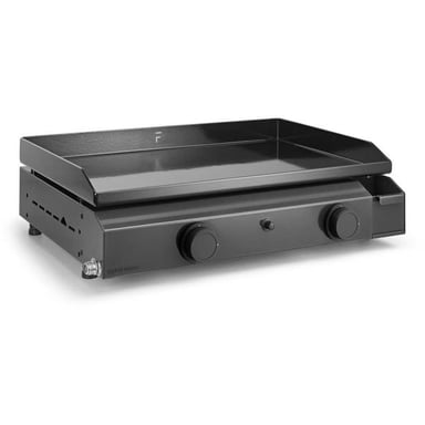 Plancha gaz Forge Adour BASE G 60 A 2018 plaque fonte émaillée 57,5x37,9 cm 2 brûleurs Gris - Neuf