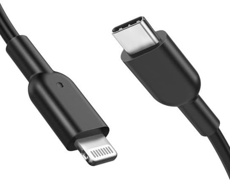 DLH DY-TU4090B cable de conector Lightning 1 m Negro