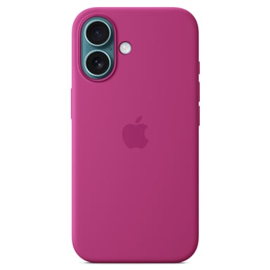 Apple Coque en silicone avec MagSafe pour iPhone 16 - Fuchsia Apple (brand) iPhone 16