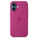 Apple Coque en silicone avec MagSafe pour iPhone 16 - Fuchsia Apple (brand) iPhone 16