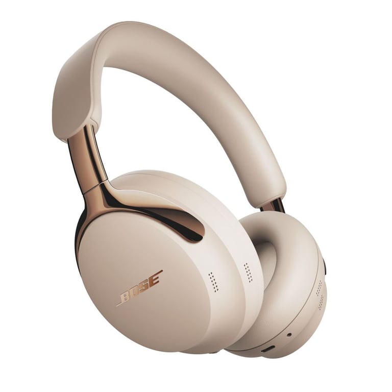 Casque arceau circum-aural sans fil Bluetooth QuietComfort Ultra 2e génération à réduction de bruit Bose, Sable - Excellent état