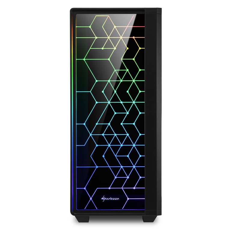 Sharkoon RGB LIT 100 Midi Tower Neuf - vue 3