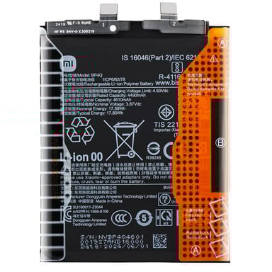 Batterie interne pour Xiaomi 14 4610mAh modèle BP4Q Original Noir