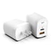 SILICON POWER Boost Charger QM25 30W USB Tipo-A USB Tipo-C Blanco