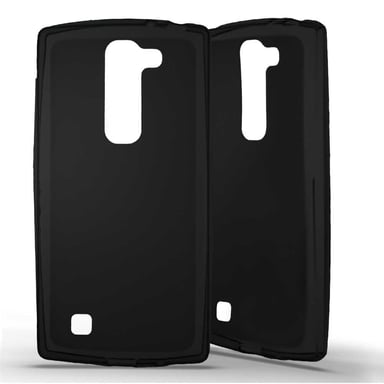 Coque silicone unie compatible Givré Noir LG G4C