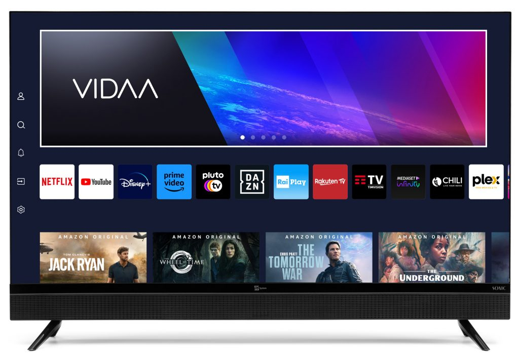 TELE System SONIC32FL SMV14 81,3 cm (32 ) HD Smart TV Wifi Noir 200 cd m² Neuf
