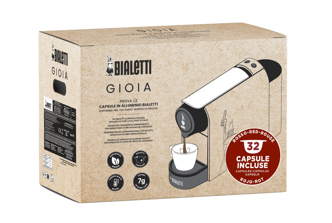 Cafetière À Dosette Bialetti Gioia 098150550/NP – Entièrement Automatique, 0,5 L, 1200 W - vue 3
