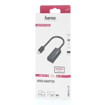 Hama 00200331 Mini DisplayPort Cavo video DisplayPort e adattatore Nero