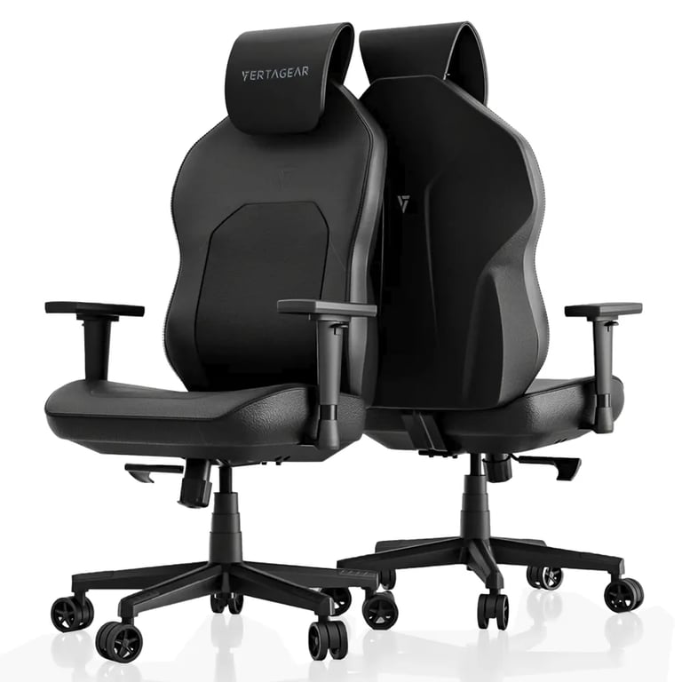 Chaise gaming Vertagear SL1800 Ergonomie ContourMax™ Assise VertaAir™ Cuir PUC Accoudoirs 3D Support jusqu'à 150 kg Neuf - vue 2