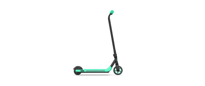 Ninebot by Segway Zing A6 12 km/h Noir, Vert 2,5 Ah