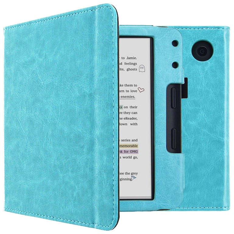 imoshion Étui de liseuse portefeuille en cuir végan pour Kobo Libra Colour / Tolino Vision Color Dorée Neuf - vue 7